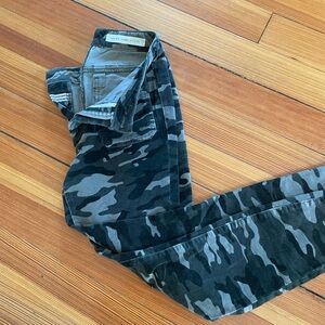 Anthropologie Corduroy Camouflage Pants